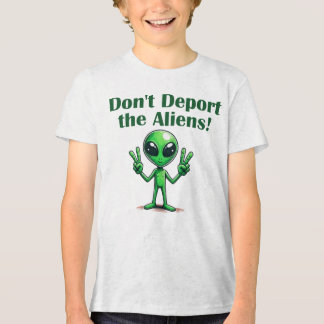Do Not Deport the Aliens T-Shirt Tri-Blend Shirt
