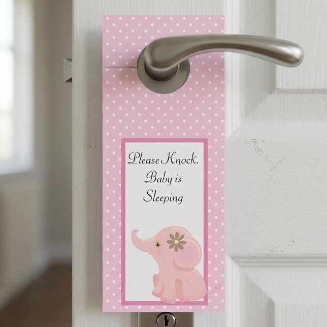 Do Not Disturb Baby Sleeping Door Hanger Sign (Creator Uploaded)