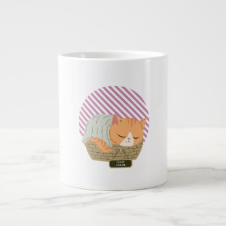 Do not Disturb cat Giant Coffee Mug