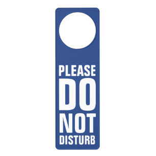 do not disturb door hanger