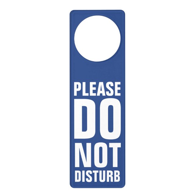 do not disturb door hanger (Front)