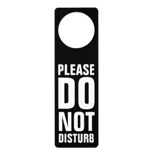 do not disturb door hanger