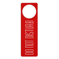 Do not disturb door hanger sign for hotel or home Do not disturb door hanger sign for hotel or home