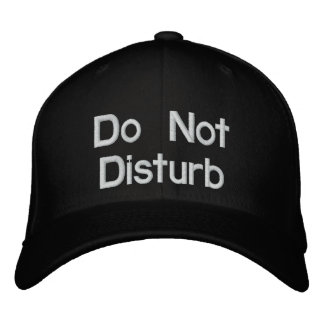 Do Not Disturb Embroidered Baseball Cap