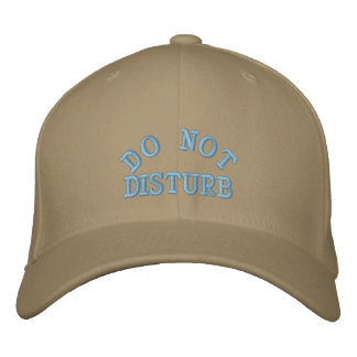 Do Not Disturb Embroidered Baseball Cap