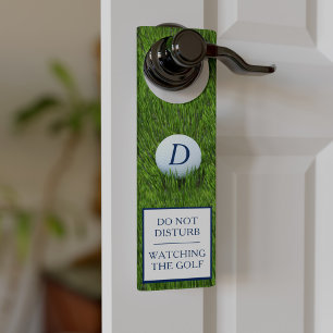 Do Not Disturb Golfer Door Hanger