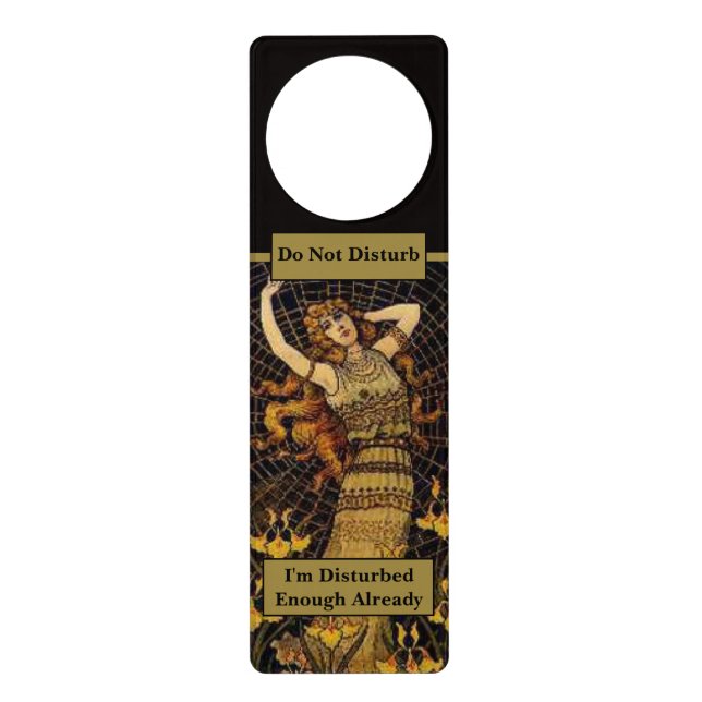 Do Not Disturb I'm Disturbed Enough Already Door Hanger (Front)