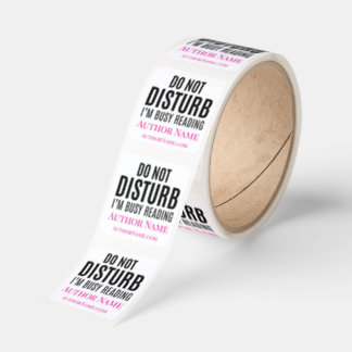Do Not Disturb I'm Reading Square Sticker
