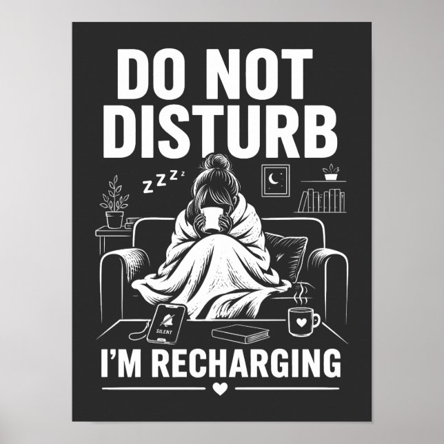 Do Not Disturb Introvert Mode Poster (Front)
