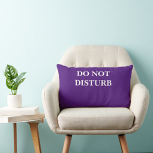 DO NOT DISTURB LUMBAR PILLOW