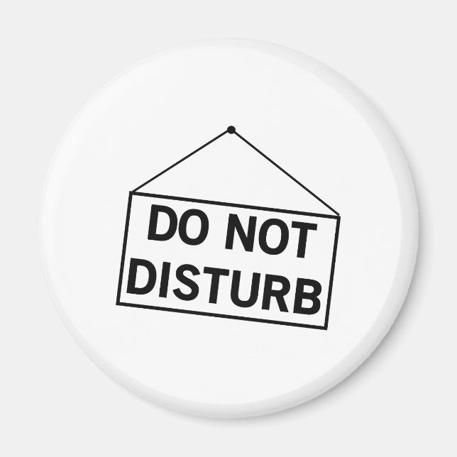 Do Not Disturb Magnet (Front)