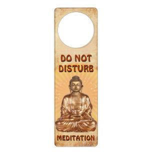 Do not disturb Meditation Door Hanger