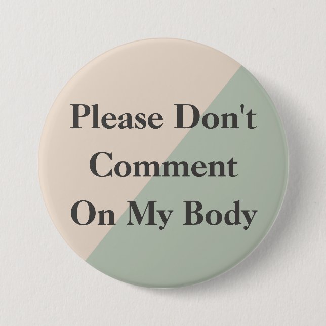 Do Not Disturb Neurodivergent No Comment Button (Front)