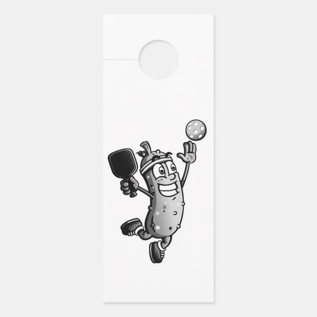Do Not Disturb Pickleball Star Door Hanger (Front)
