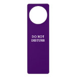 Do Not Disturb Purple Door Hanger by Janz