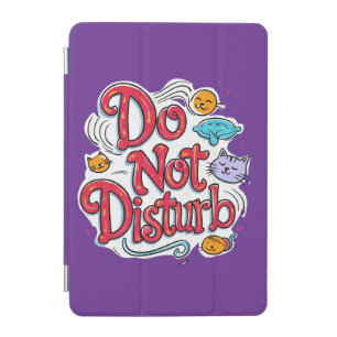 Do Not Disturb Red Cat Art Design Protection iPad Mini Cover