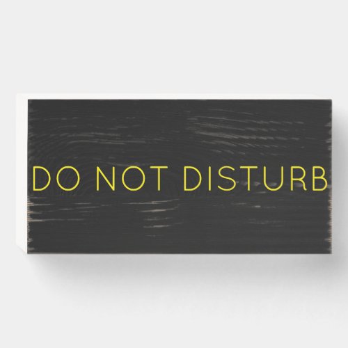 Do Not Disturb Room Modern Home Art Wooden Box Sign