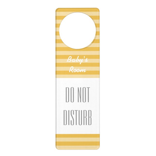 Do not disturb sign for new baby room bedroom (Front)