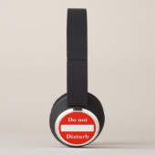 Do not disturb sign headphones (Left)