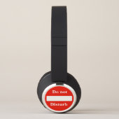 Do not disturb sign headphones (Right)