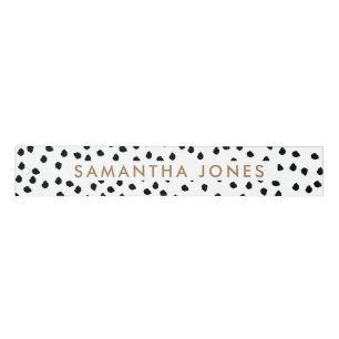 Do Not Disturb Sign White Polka dots  Ruler
