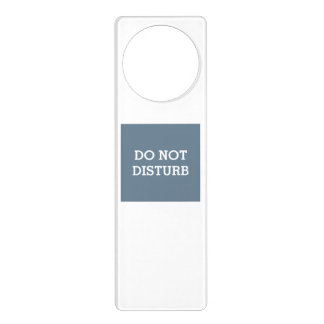Do Not Disturb Slate Gray Door Hanger by Janz