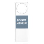 Do Not Disturb Slate Gray Door Hanger by Janz