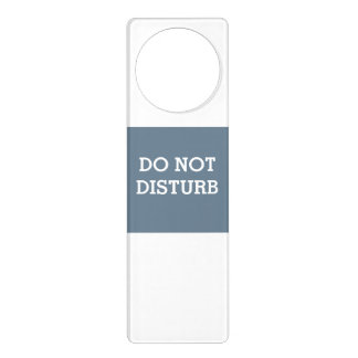 Do Not Disturb Slate Gray Door Hanger by Janz
