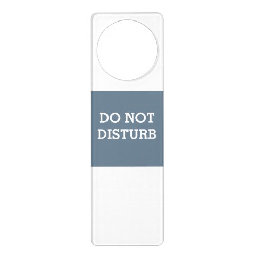 Do Not Disturb Slate Gray Door Hanger by Janz