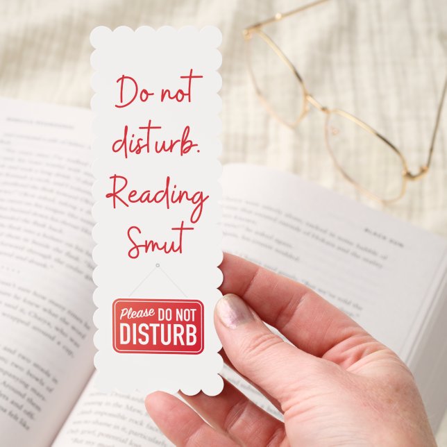 Do Not Disturb Smut Reader Custom Name Bookmarks (Hand)