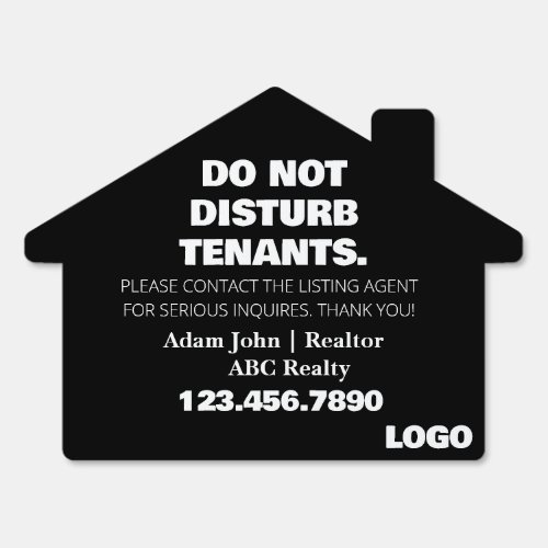 Do Not Disturb Tenants Sign