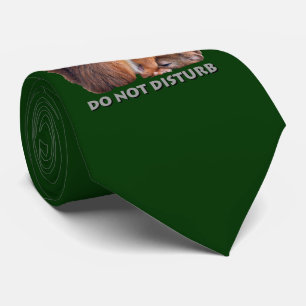 Do Not Disturb Tie (Dark Green)
