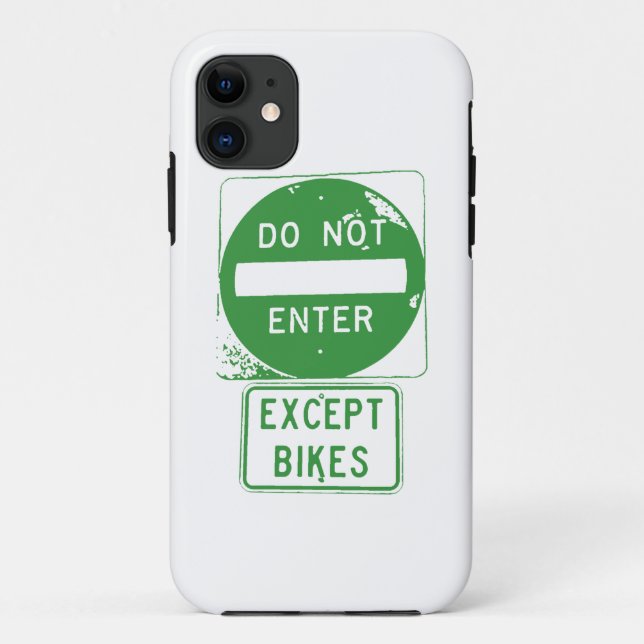 Do Not Enter Except Bikes Case-Mate iPhone Case (Back)