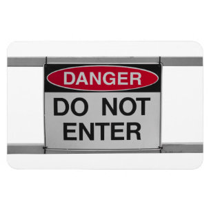 Do not enter sign magnet