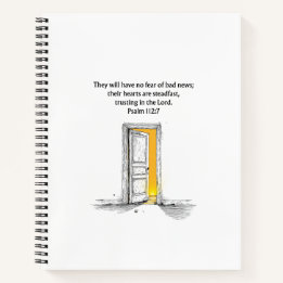 Do Not Fear Bad News - Psalm 112:7 Journal