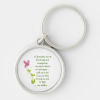Do Not Fear, Courage Scriptures Sweet Pea Locket