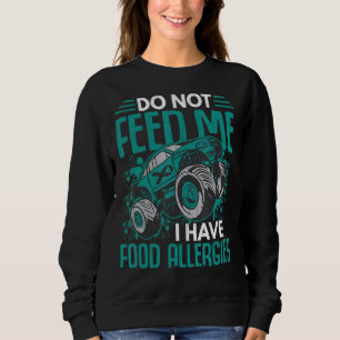 Do Not Feed Me Food Allergy Awareness Month Teal G Sweatshirt