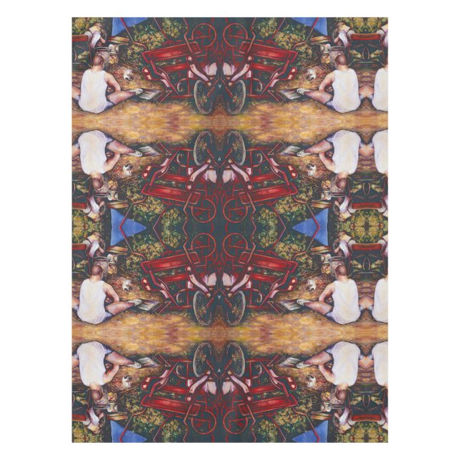 Do Not Forget the Garlic Tablecloth (Front)