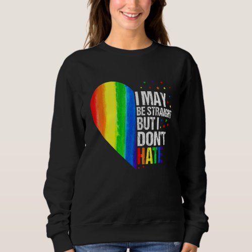 Do Not Hate Lgbt Pride Lgbt Gay Lesbian Pride Mont Sweatshirt