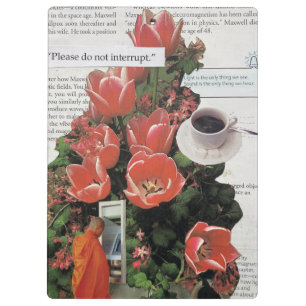 Do Not Interrupt Money Morning Coffee Tea Time Clipboard