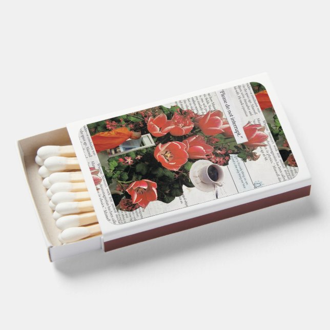 Do Not Interrupt Money Morning Coffee Tea Time Matchboxes (Front Open)