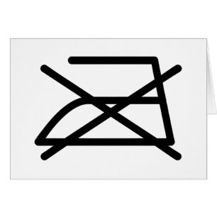 DO NOT IRON! CARD
