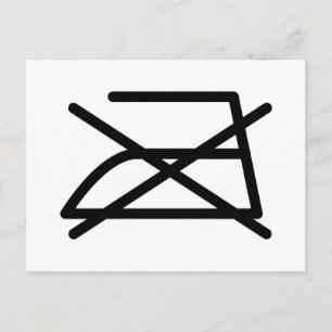 DO NOT IRON! POSTCARD