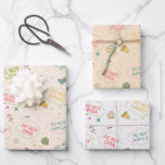 Do Not Open kids cute funny Sayings Wrapping Paper Sheets<br><div class="desc">do not shake!!!,  do not lick,  do not open,  do not sniff,  do not poke,  do not weigh,  do not rattle</div>