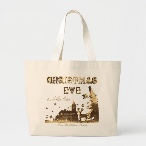 Do not open until Christmas Eve Gifts Bag
