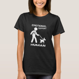 Do Not Pet Emotional Support Human Funny Pet Owner T-Shirt