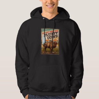 Do Not Pet The Fluffy Cows Bison 2 Hoodie