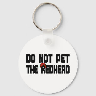 Do Not Pet The Redhead (w/ Wig) Keychain