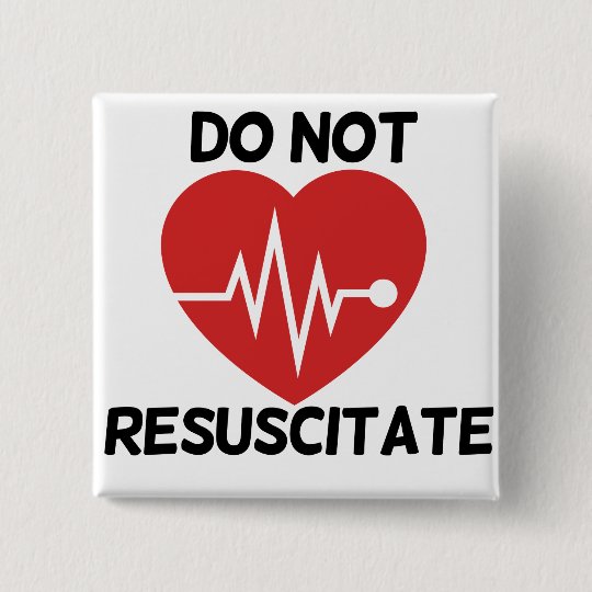 Do not resuscitate button