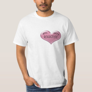 Do Not Resuscitate Pink Heart T-Shirt